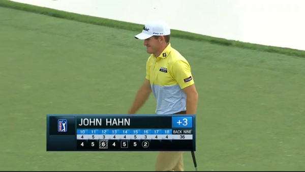 ScoreBand PGA Ambassador John Hahn Drains a Birdie at Memorial Tournament