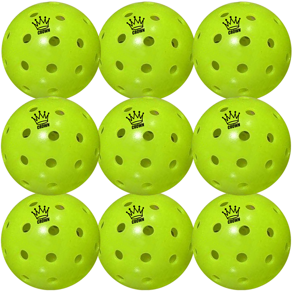 CROWN PICKLEBALL - High-Performance OUTDOOR Pickleballs (3-PACK LIME)-Outdoor-Crown Pickleball-ScoreBand