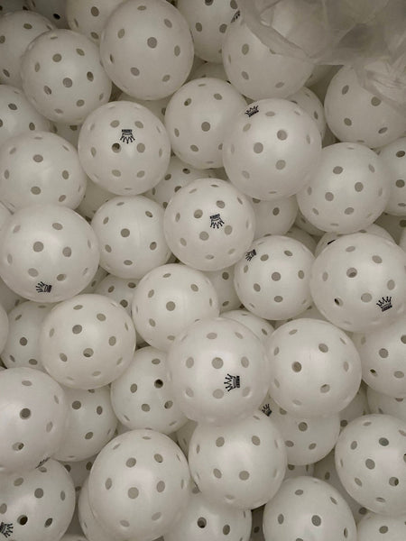 CROWN PICKLEBALL - High-Performance CONTRAST OUTDOOR Pickleballs (3-PACK COCONUT)-Outdoor-Crown Pickleball-ScoreBand