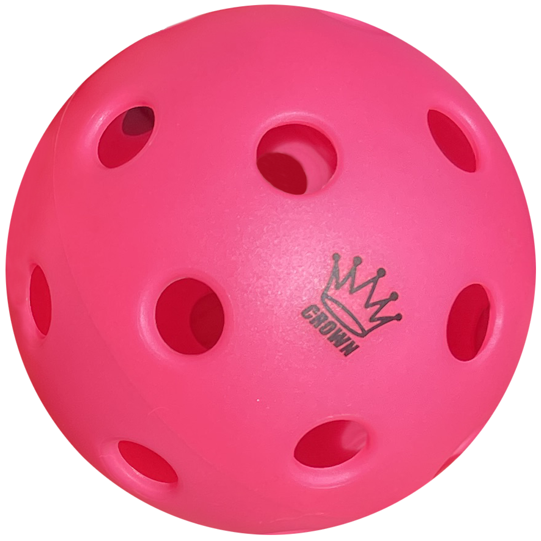 CROWN PICKLEBALL - High-Performance INDOOR Pickleballs (3-PACK DRAGONFRUIT)-Indoor-Crown Pickleball-ScoreBand
