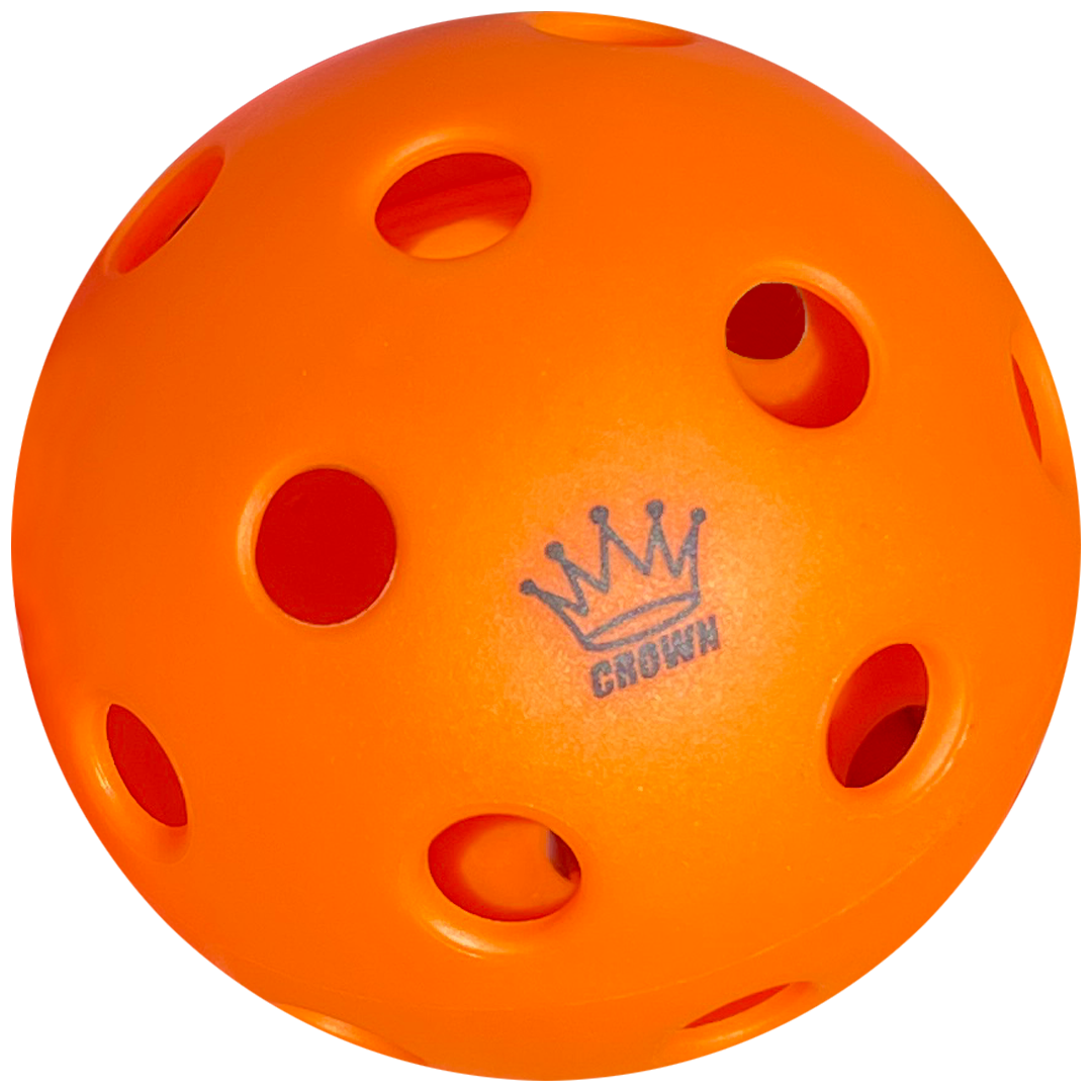 CROWN PICKLEBALL - High-Performance INDOOR Pickleballs (3-PACK TANGERINE)-Indoor-Crown Pickleball-ScoreBand