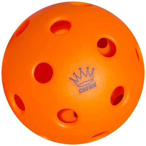 CROWN PICKLEBALL - High-Performance INDOOR Pickleballs (3-PACK TANGERINE)-Indoor-Crown Pickleball-ScoreBand
