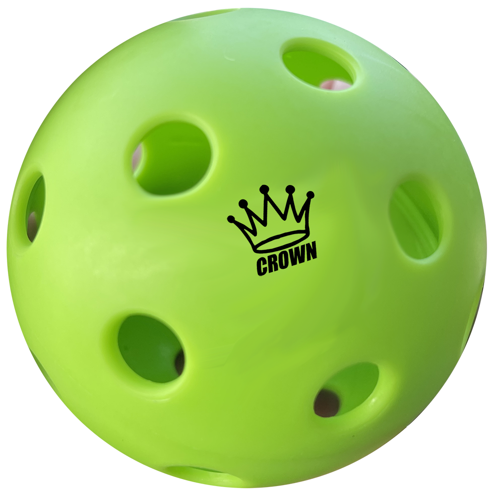 CROWN PICKLEBALL - High-Performance INDOOR Pickleballs (3-PACK APPLE)-Indoor-Crown Pickleball-ScoreBand