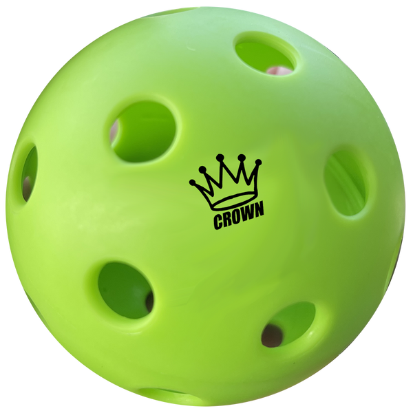 CROWN PICKLEBALL - High-Performance INDOOR Pickleballs (3-PACK APPLE)-Indoor-Crown Pickleball-ScoreBand