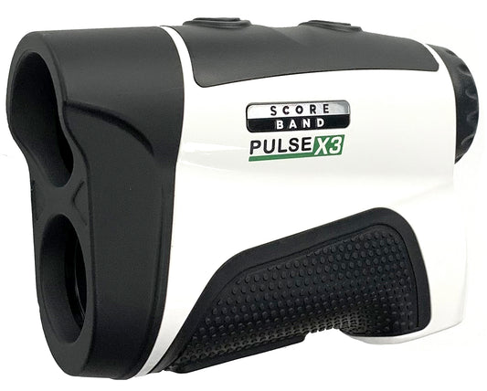 PULSE X3 Laser Rangefinder for Golf-Laser Rangefinder-One Seed-White-ScoreBand